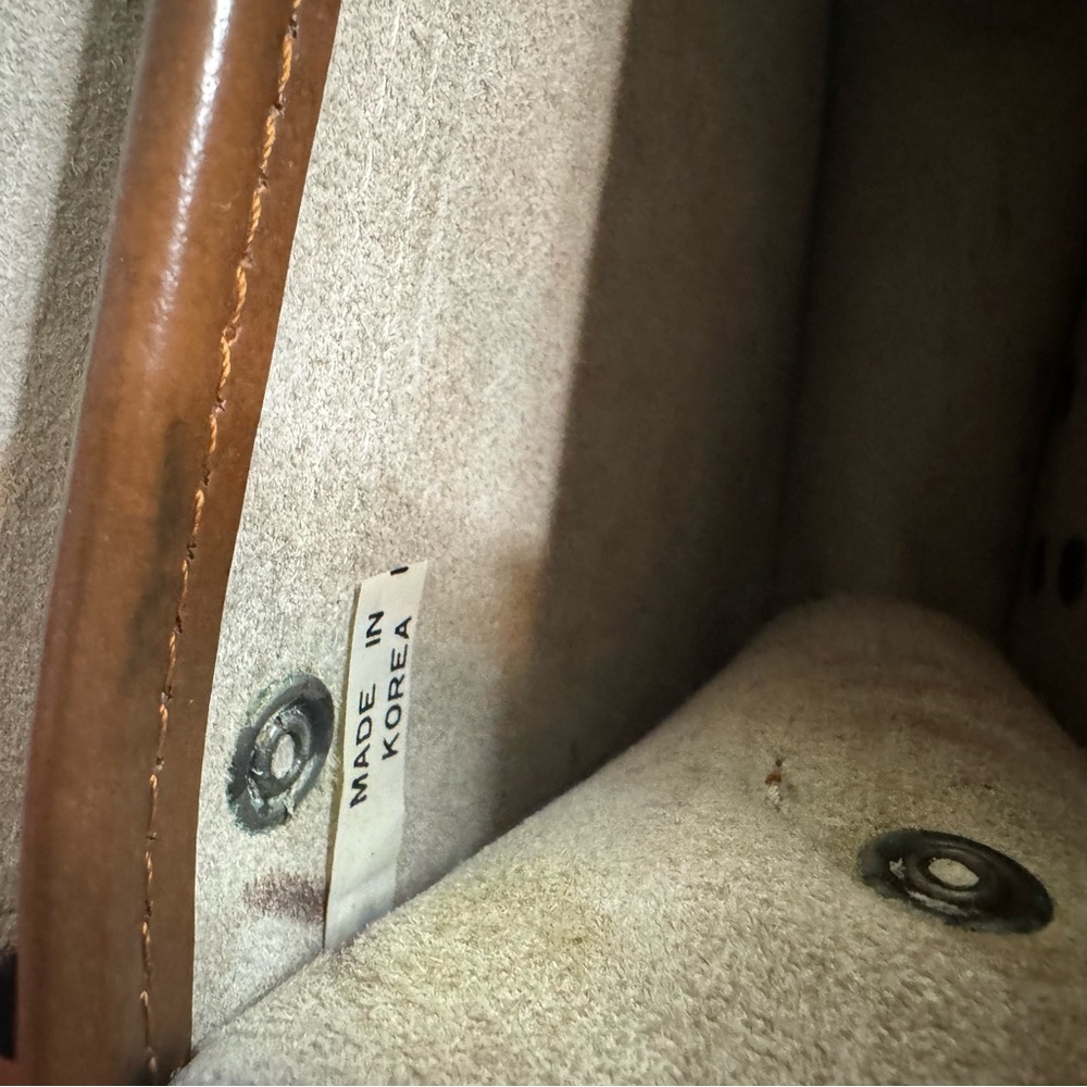 Brown vintage Leather handbag Bag - Picture 6 of 9